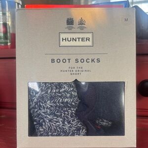 Hunter Women's Casual Boot Socks - Blue and Gray